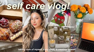 self care days🧸 cozy moments, pamper routine, new hobbies, & taking care of myself!