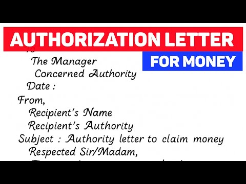 How to Write an Authorization Letter to Claim Money (The RIGHT Way in 2025) | Sample Included