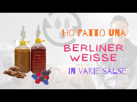 Ho fatto una Berliner Weisse in varie salse