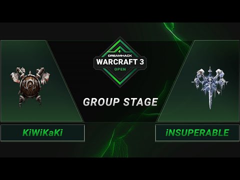 WC3 - KiWiKaKi vs. iNSUPERABLE - Groupstage - DreamHack WarCraft 3 Open: Summer 2021 - America