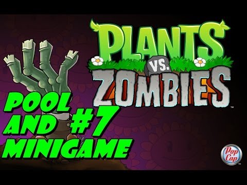 Plants vs. Zombies Pool party and mini games episode 7