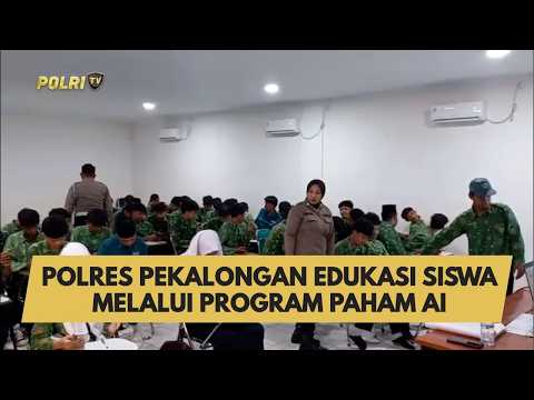 POLRES PEKALONGAN EDUKASI SISWA MELALUI PROGRAM PAHAM AI