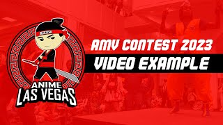 Anime Las Vegas 2023 AMV Contest Example Video