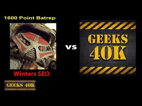 Adeptus Mechanicus Vs Iron Hands & Blood Angels 40,000 7th Edition Battle Report