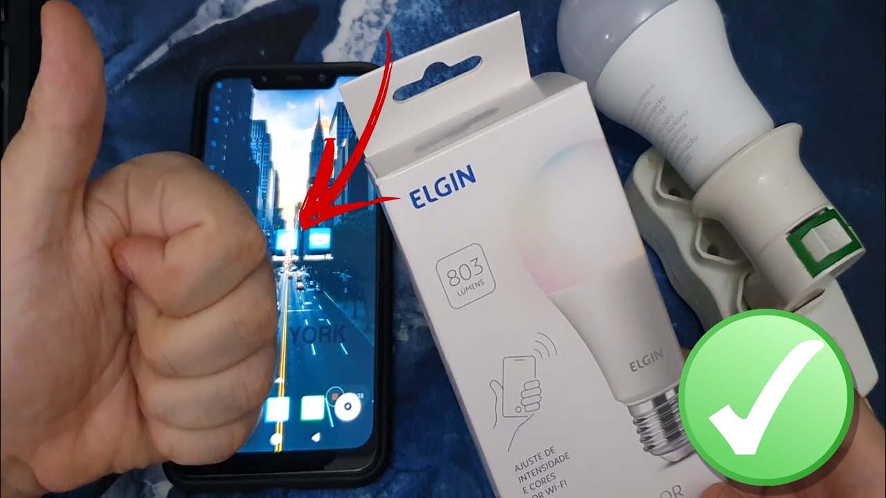 ELGIN PAREAMENTO RESOLVIDO! COM ALEXA E APP SMART LÂMPADA