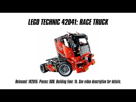 Vidéo LEGO Technic 42041 : Le camion de course