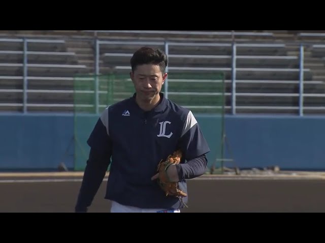 【春季キャンプ】ライオンズ・外崎が早出特守!! 2018/2/4