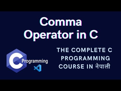 Comma Operator in C programming | #C18