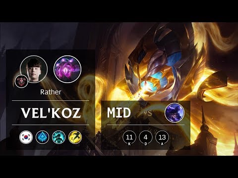 Vel'Koz Mid vs Ryze - KR Grandmaster Patch 9.7