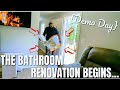 The Bathroom Renovation Begins!!!! | RENOVATING OUR SINGLE WIDE MOBILE HOME {DEBT FREE}