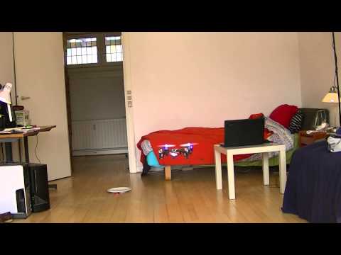 Mongo Drones 093 - Part 1 - Flight Time Test - Hubsan X4 H107L - 380 mAh 3.7V 1S LiPo -  8.38 Min