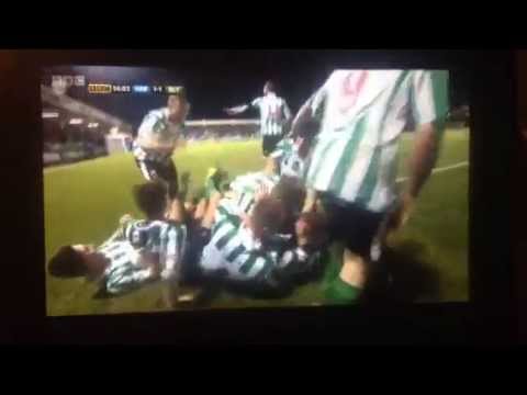 Blyth Spartans Turnbull's Freekick vs Hartlepool