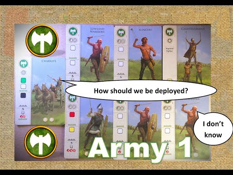 Strategy Guide - Barbarian Army 1 - Rome Total War: The Board Game - 
