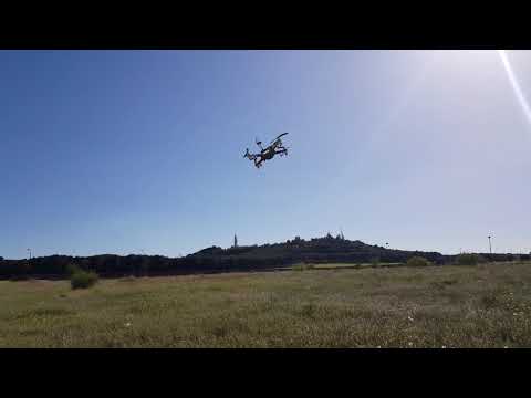 PX4 20190511 18:29 QuadX-6 straight EWE MP tlog by MP experimental experiment 4K