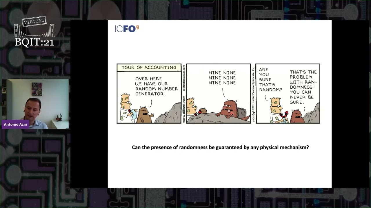 BQIT:21 Session One - Antonio Acin (ICFO)