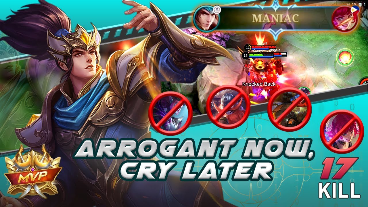Arrogant Now, Cry Later | Zilong Gameplay Maniac | Mobile Legends Bang Bang
