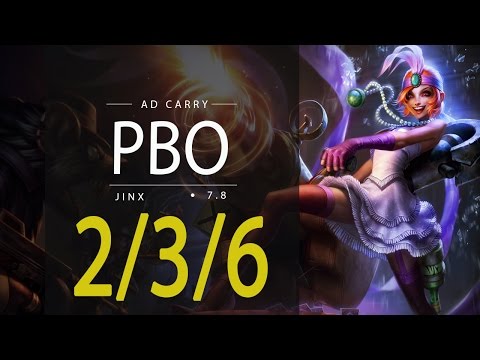 LOL ProTV - pbO - JINX ADC vs CAITLYN (25/04/2017)