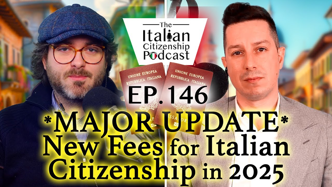 *MAJOR UPDATE* - New Fees for Italian Citizenship & Documents in 2025 Explained
