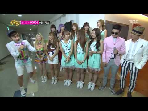 130720 2NE1, Apink, Dynamic Duo - Interview @ Music Core