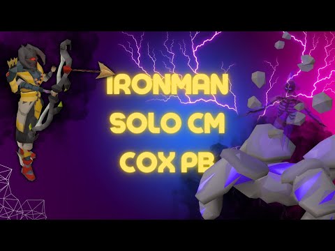Ironman 28:13 Solo CM COX Raid!