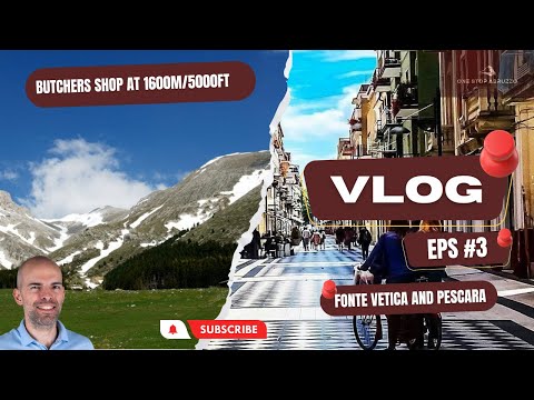 Butchers Shop at 1600 meters 5000 ft in the Mountains - Life in Abruzzo Italy VLOG Episode 3