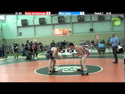 Men`s Freestyle 61 KG Buddy Scarborough vs. Mike Labry