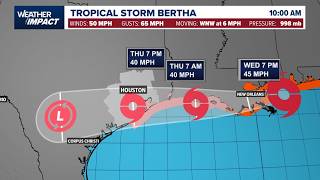 Tropical Storm Bertha: Latest forecast cone, spaghetti models, and updates