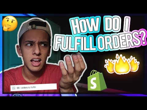 HOW TO FULFILL DROPSHIPPING ORDERS (Shopify Tips)