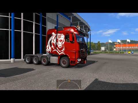 (Ets2 1.28)Mercedes Big Stars Actros/Arocs 1.4.9