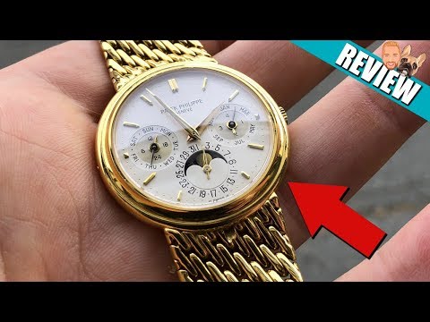 PATEK PHILIPPE 3945 (3940) Perpetual Calendar Moon Phase Watch Review [4K] Video