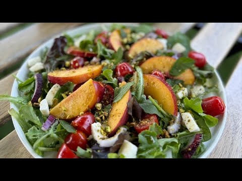 Peach, Tomato and Mozzarella Salad