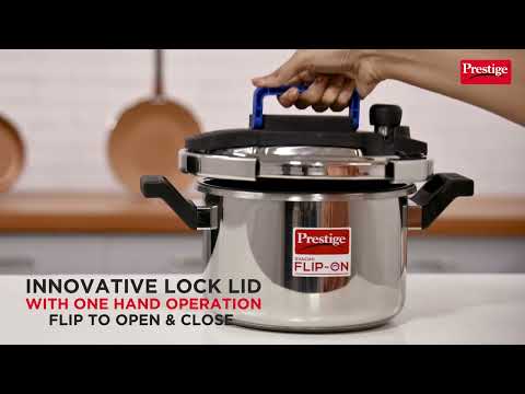 Prestige Svachh Flip-on L Outer Lid Induction Bottom Pressure Cooker