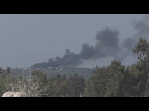 Video Thumbnail: Smoke rises over Rafah, seen from Israel | AFP