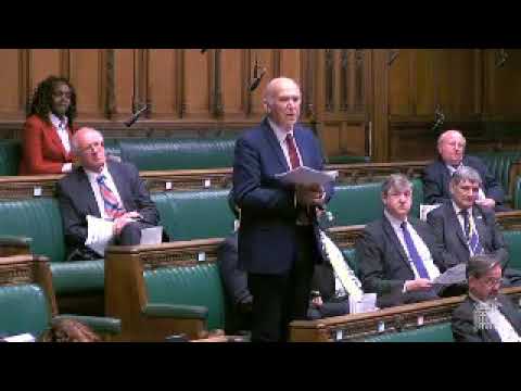 141 Sir Vince Cable MP - 24 April 2019 - House of Commons - UK Parliament times