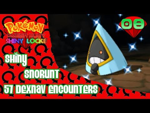Shiny Snorunt 57 DEXNAV ENCOUNTERS - Omega Ruby Shiny Locke Shiny #08