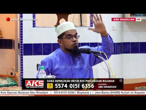 Nikmat Sungai Arak Dalam Syurga | Ustaz Mohd Aslam