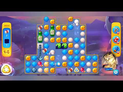 Fishdom 2022, no Boosters,  9633  level  -  прохождение без бустеров,  9633  уровень.