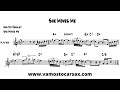 SHE MOVES ME [alto sax] WALTER BEASLEY