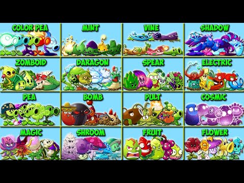 Tournament 16 Team Plants - Who Will Win? - PvZ 2 Team Plant vs Team Plant