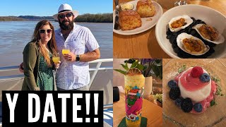 ALPHABET DATING CHALLENGE - Y date || Yellowbelly in St. Louis + a yacht cruise