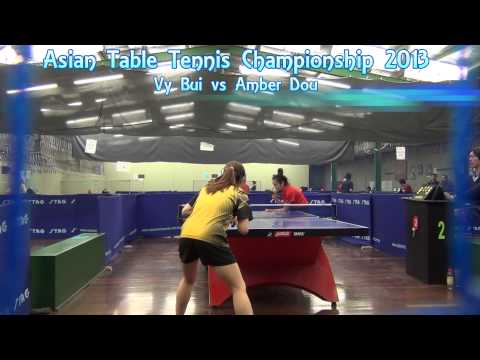 Table Tennis Asian Championship 2013 - Vy vs Amber Final Set Short Clip