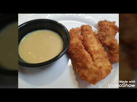 How to Make Chicken Strips with Honey Mustard Dipping Sauce
