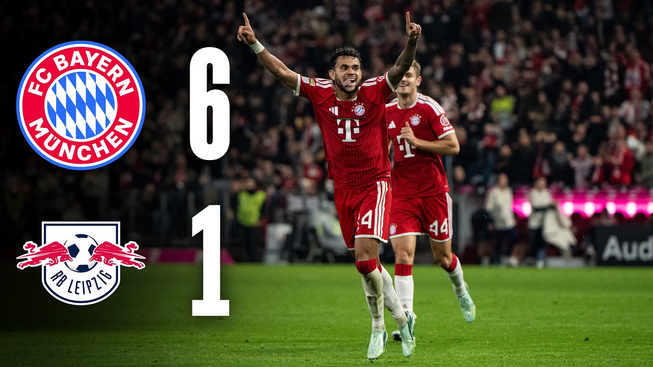 FC Bayern München 6 - 1 RB Leipzig highlights