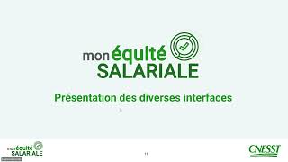  L’utilisation de la solution en ligne MonÉquitéSalariale