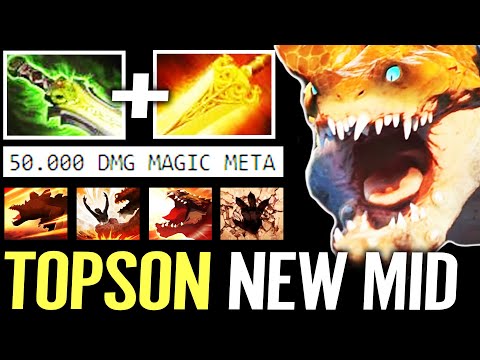 🔥 TOPSON Primal Beast 100% NEW MID — Radiance + Ethereal Blade Octarine MAX MAGIC Meta Dota 2 Pro
