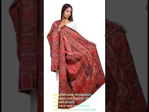 Silk modal shawls