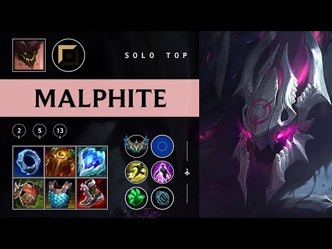 Malphite Top vs Jax - EUW Challenger Patch 25.24