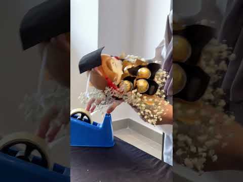 Graduation bouquet for you! 🎓 #florist #tutorials #ytshorts #ytviral #gift #hyzuflorist