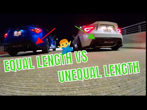 The Ongoing Debate! UnEqual Length vs Equal Length BRZ/FRS/GT86 exhaust!