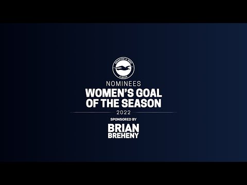 Brighton & Hove Albion Women's Goal of the Season Nominees 2021/22